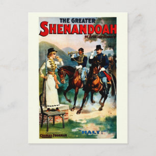 Carte Postale Vintage le théâtre de Shenandoah grand