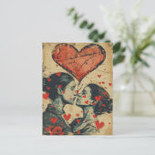 Carte Postale Vintage LGBTQ Saint-Valentin (Debout devant)