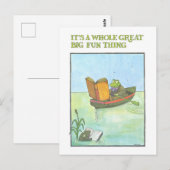 Carte Postale Vintage Library Reading Poster (Devant / Derrière)