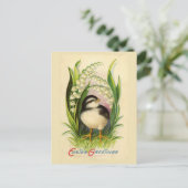Carte postale Vintage Little Easter Bird (Debout devant)