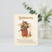 Carte Postale Vintage Little Witch (Debout devant)