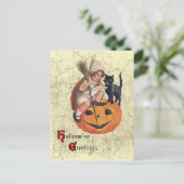 Carte postale vintage Little Witch Vol Plans (Debout devant)