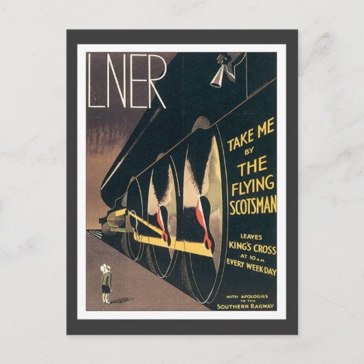 Carte Postale Vintage LNER (Devant)