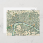 Carte postale vintage London (Devant / Derrière)