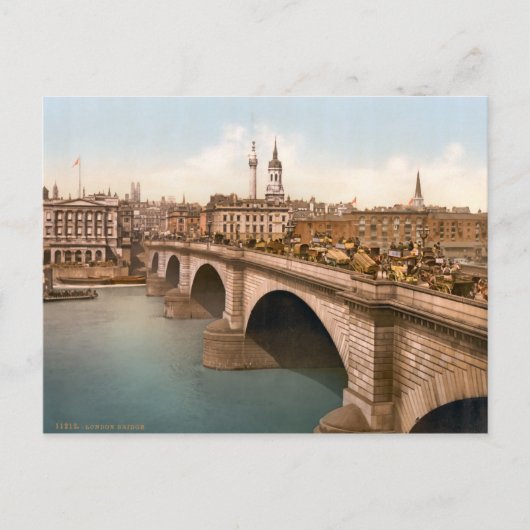 Carte Postale Vintage London Bridge Londres Angleterre (Devant)