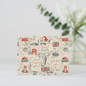 Carte postale vintage Londres (Debout devant)