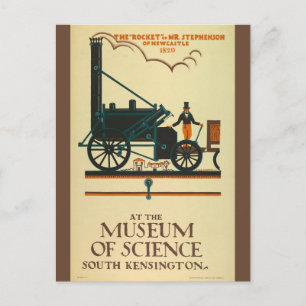 Carte Postale Vintage Londres Angleterre British Science Travel