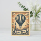Carte Postale Vintage Londres Angleterre Retro British Travel (Debout devant)