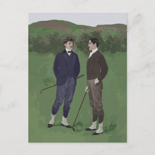 Carte Postale Vintage look golf (Devant)