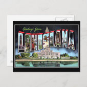 Carte postale Vintage Louisiane (Devant / Derrière)