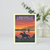 Carte Postale Vintage Louisville Kentucky (Debout devant)