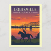Carte Postale Vintage Louisville Kentucky (Devant)