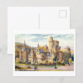 Carte Postale Vintage Lowenburg Castle, Kassel, Germany (Devant / Derrière)