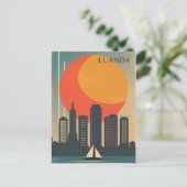 Carte Postale vintage Luanda Angola capitale Afrique (Debout devant)