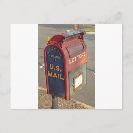Carte Postale Vintage Mailbox (Devant)