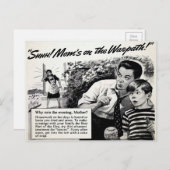 Carte postale vintage Maman Soap (Devant / Derrière)