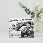 Carte postale vintage Maman Soap (Debout devant)