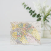 Carte Postale Vintage Map of Berlin (Debout devant)
