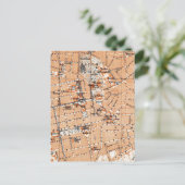 Carte Postale Vintage Map of Darmstadt (Debout devant)