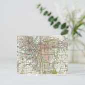 Carte Postale Vintage Map of Kansas (Debout devant)