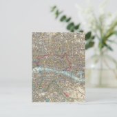 Carte Postale Vintage Map of London (Debout devant)
