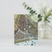 Carte Postale Vintage Map of Rotterdam Netherlands (Debout devant)