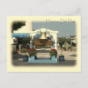 Carte postale vintage Marina Del Rey !