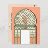 Carte Postale Vintage Marrakech, Maroc, (Devant / Derrière)