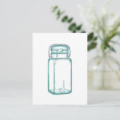 Carte Postale Vintage Mason Jar (Debout devant)