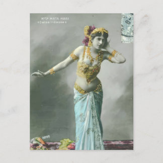 Carte postale vintage Mata Hari