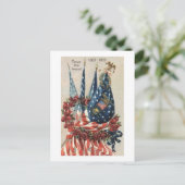 Carte postale vintage Memorial Day (Debout devant)