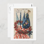 Carte postale vintage Memorial Day (Devant / Derrière)