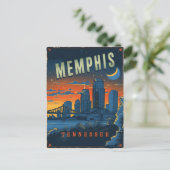 Carte postale vintage Memphis, Tennessee (Debout devant)