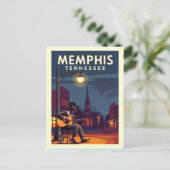 Carte Postale Vintage Memphis Tennessee (Debout devant)