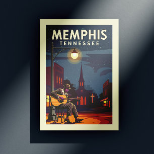 Carte Postale Vintage Memphis Tennessee
