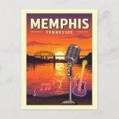 Carte Postale Vintage Memphis Tennessee (Devant)