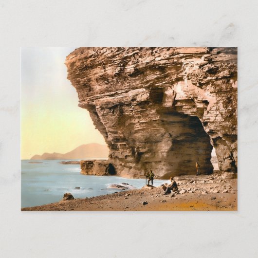 Carte Postale Vintage Menawn Cliffs Comté Mayo Irlande (Devant)