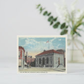 Carte Postale Vintage Menominee Michigan (Debout devant)