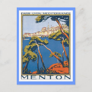 Carte Postale Vintage Menton France
