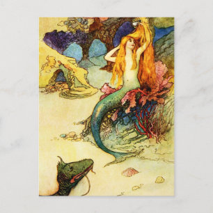 Carte postale vintage Mermaid