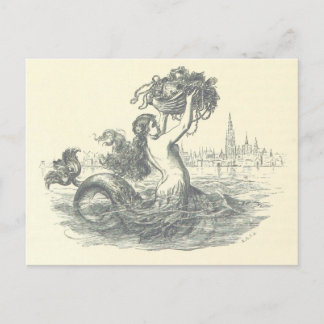 Carte postale vintage Mermaid