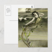 Carte Postale Vintage mermaid picture postcard (Devant / Derrière)