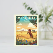 Carte Postale Vintage Mesquite Texas (Debout devant)