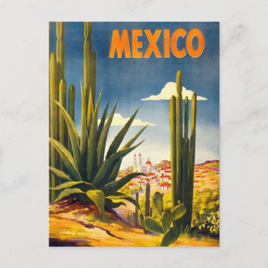 Carte Postale Vintage Mexique (Devant)