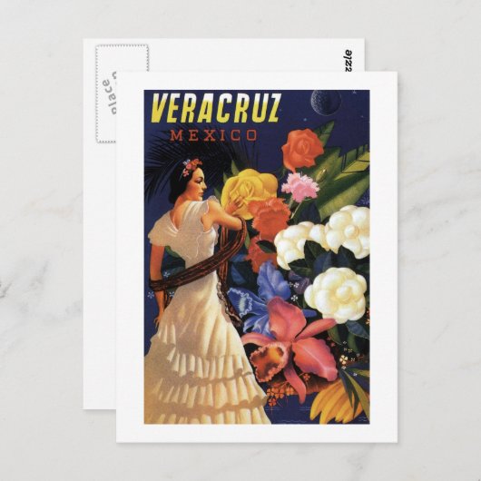 Carte Postale Vintage Mexique (Devant / Derrière)