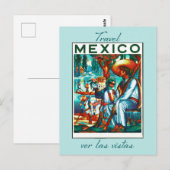 Carte Postale Vintage Mexique Mexique Tourisme mexicain (Devant / Derrière)