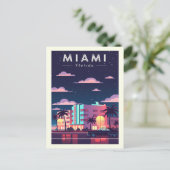 Carte Postale Vintage Miami (Debout devant)