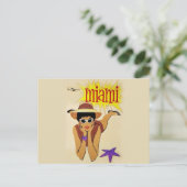 Carte Postale Vintage Miami Beach (Debout devant)