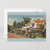 Carte postale vintage Miami Florida (Devant / Derrière)