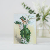 Carte postale vintage mignonne du jour de Patrick (Debout devant)